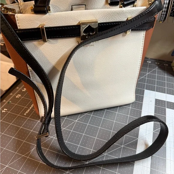 Kate Spade Black, Brown, and Cream Handbag - Picture 7 of 16